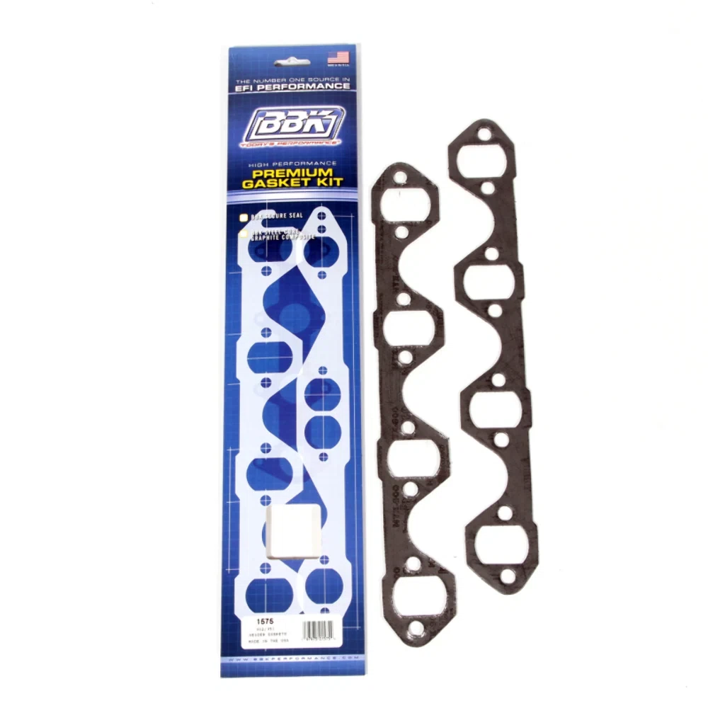 Premium Header Gasket Set Fits Sbf Ford 302_351W 1-5_8 (Pair)-1575